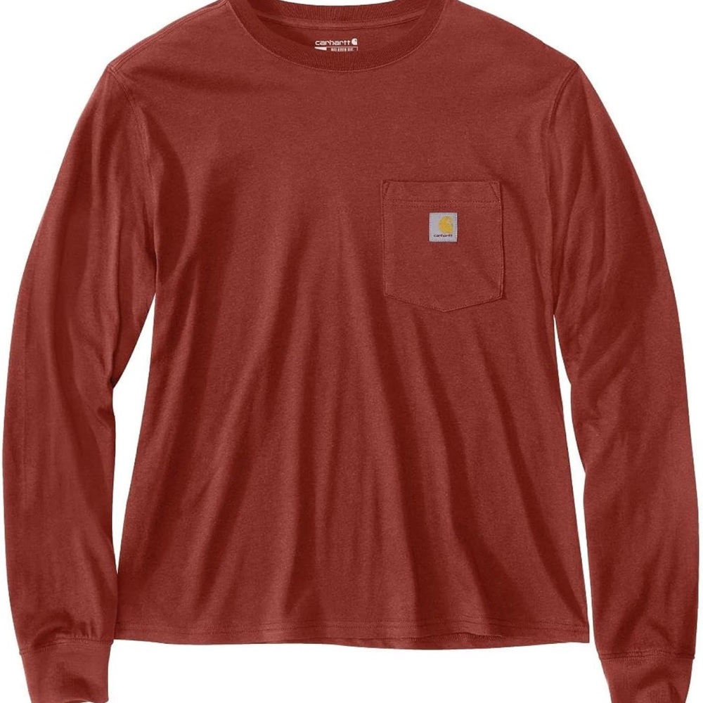 Carhartt Long Sleeve Pocket Shirt - Orange